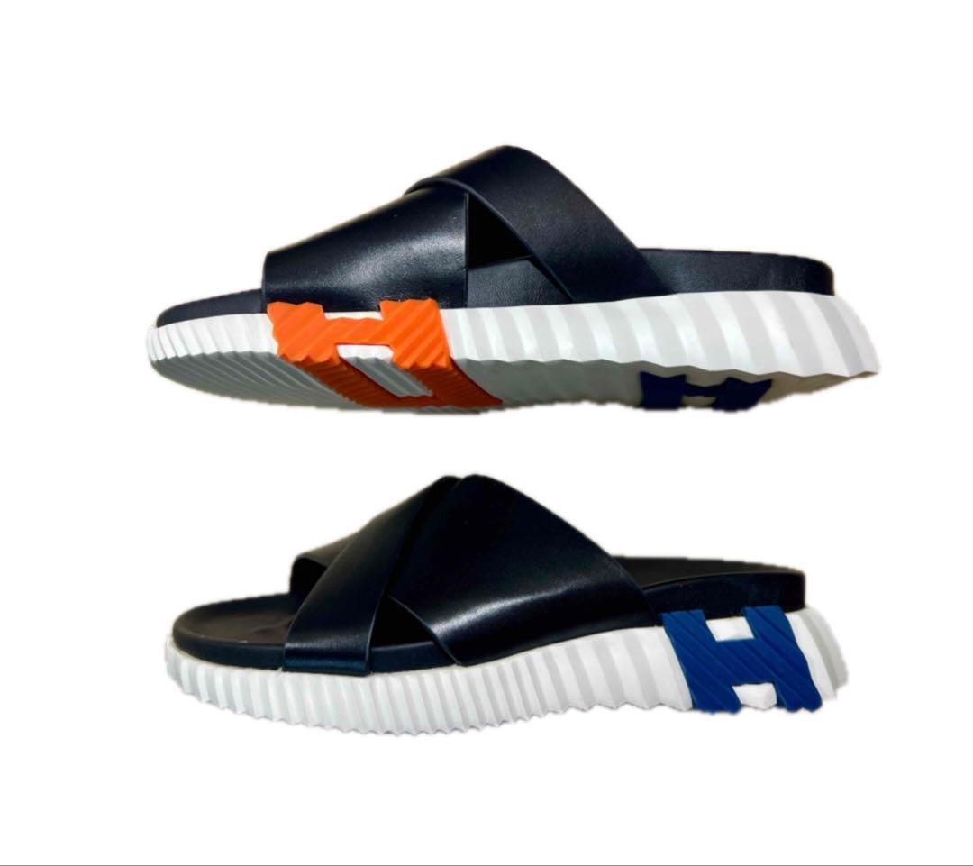 未使用。HERMES サンダル ブラック　インフラ サンダル 《インフラ》 - ブラック | Hermès - エルメス-公式サイト