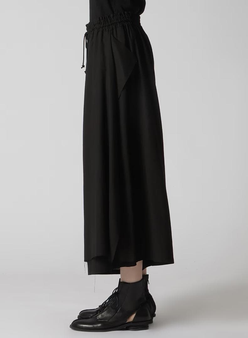 RY/LI SHEETING CLOTH GATHERED PANTS