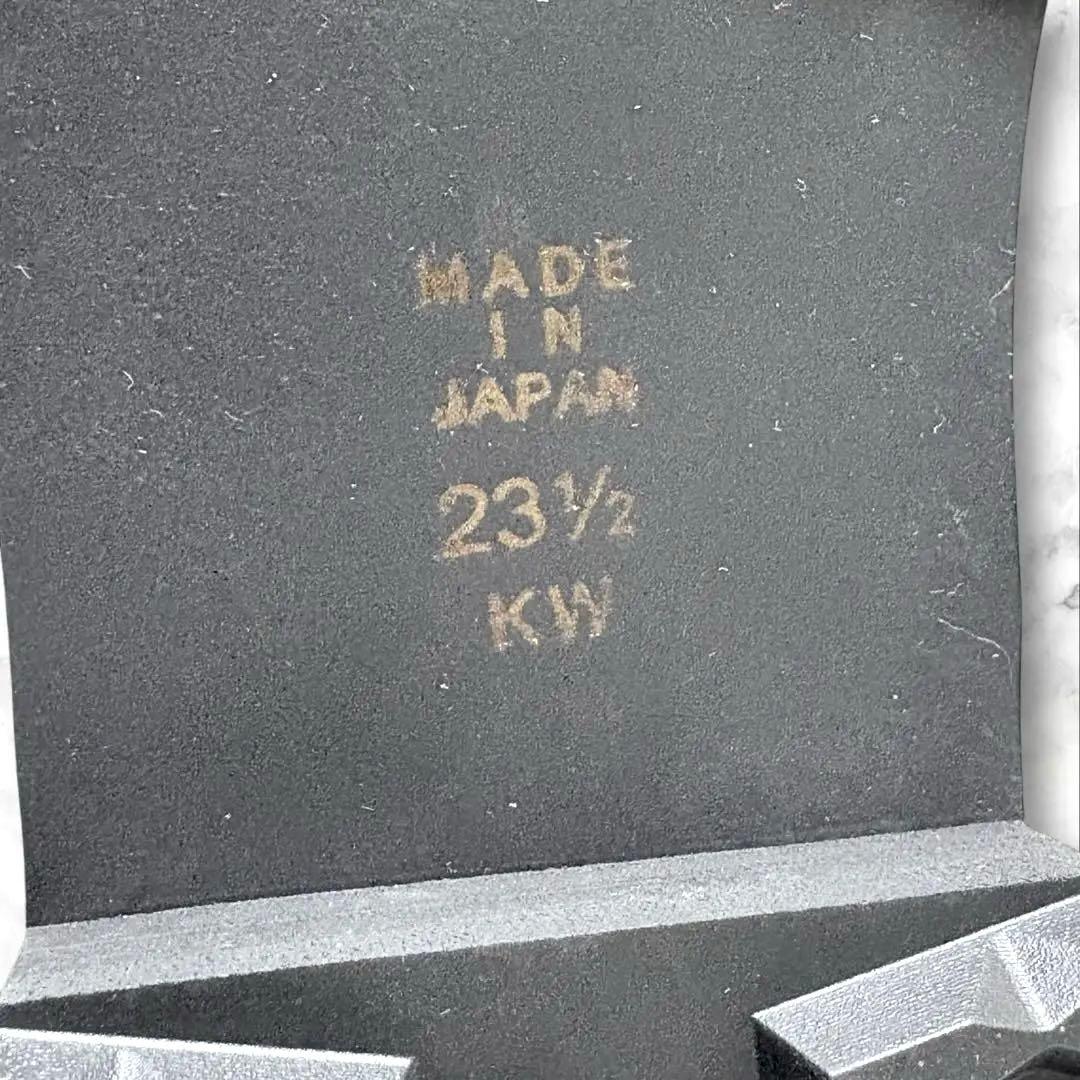 極美品✨DIANA ダイアナ レースアップ ブーツ 23.5cm レザー 黒