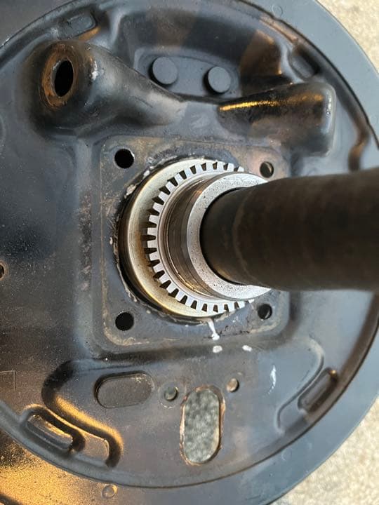 ジムニー jb23 ワンタッチ加工済み バックプレートセット シャフト