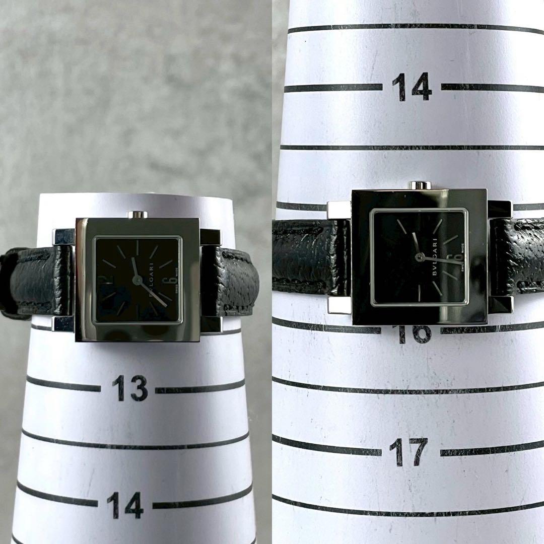ブルガリ SQ 22 SL ステンレススチール クォーツ腕時計 箱保証書 稼働