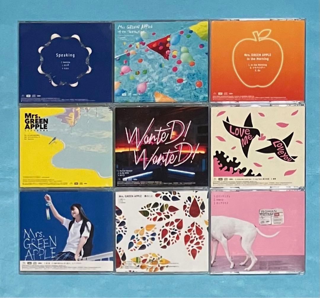 Mrs.GREEN APPLE シングル 9枚 Speaking 青と夏 など - メルカリ
