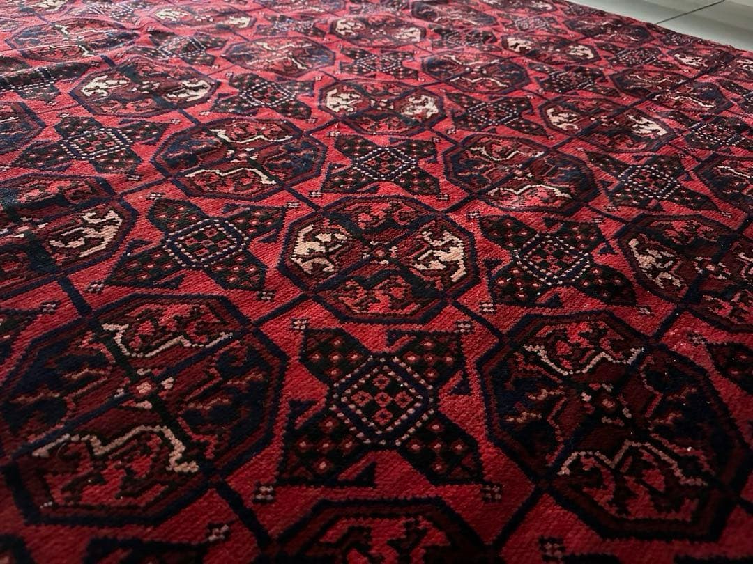 242×142 大判 ヴィンテージラグ トルクメンラグ - メルカリ