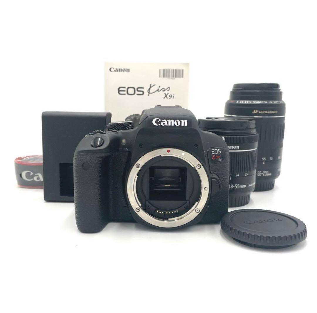 ❁Wi-Fi搭載！❁CANON EOS kiss x9i ダブルズームレンズ