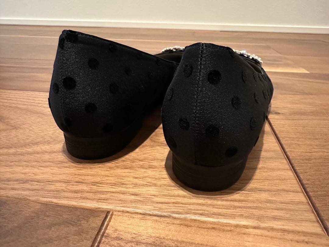 OHGA ドットビジューパンプス　22.5cm