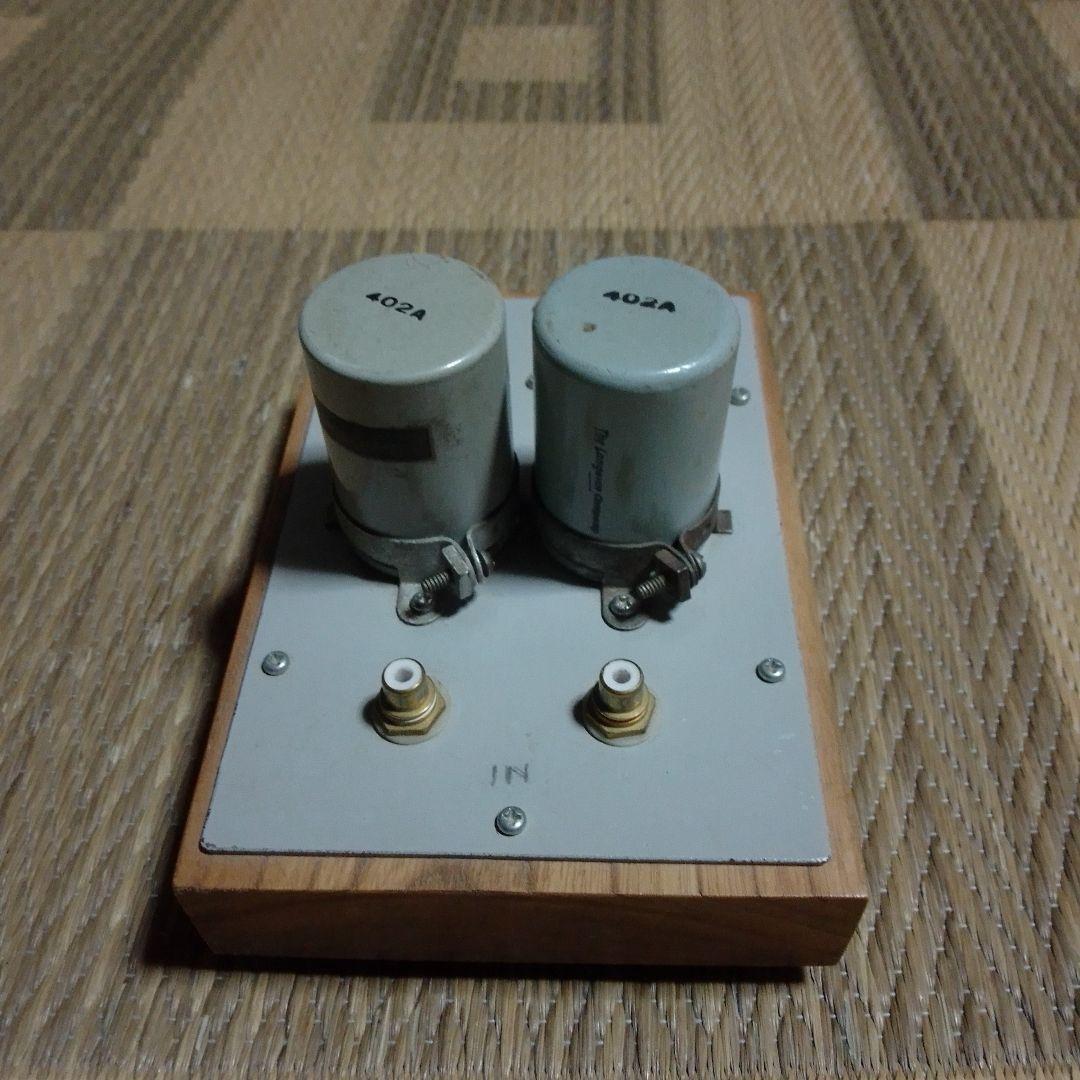 真空管アンプ 2つのコンデンサー付き 高音質テク 真空管アンプのB電源にフィルムコンデンサをパラう | 山と