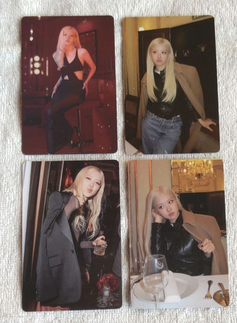 BLACKPINK ロゼ ROSE トレカ 韓国限定 4枚セット No.227 - メルカリ