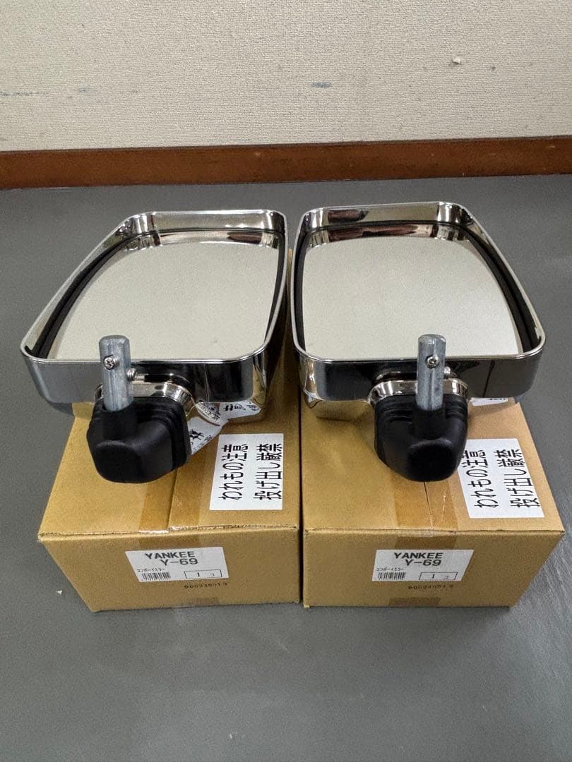 新品未使用！ メーカー廃盤品！激レア品！Y69コンボイミラー 左右SET