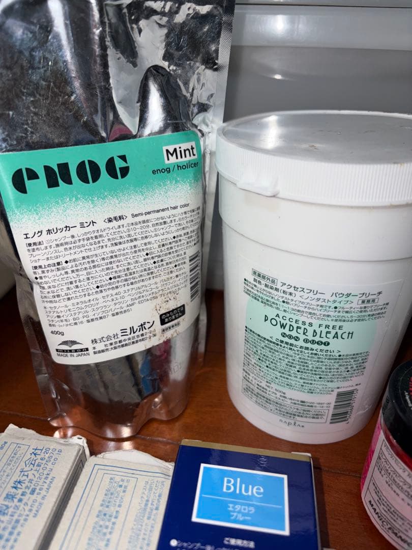 カラー用具セット カラー材 オキシ カップ ハケなど