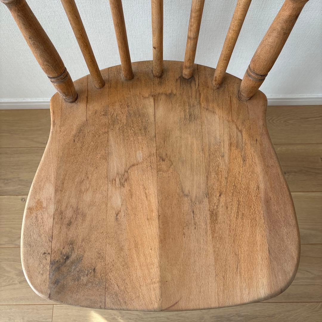 ヴィンテージ ダイニングチェア 剥離 カフェチェア 1脚 - メルカリ