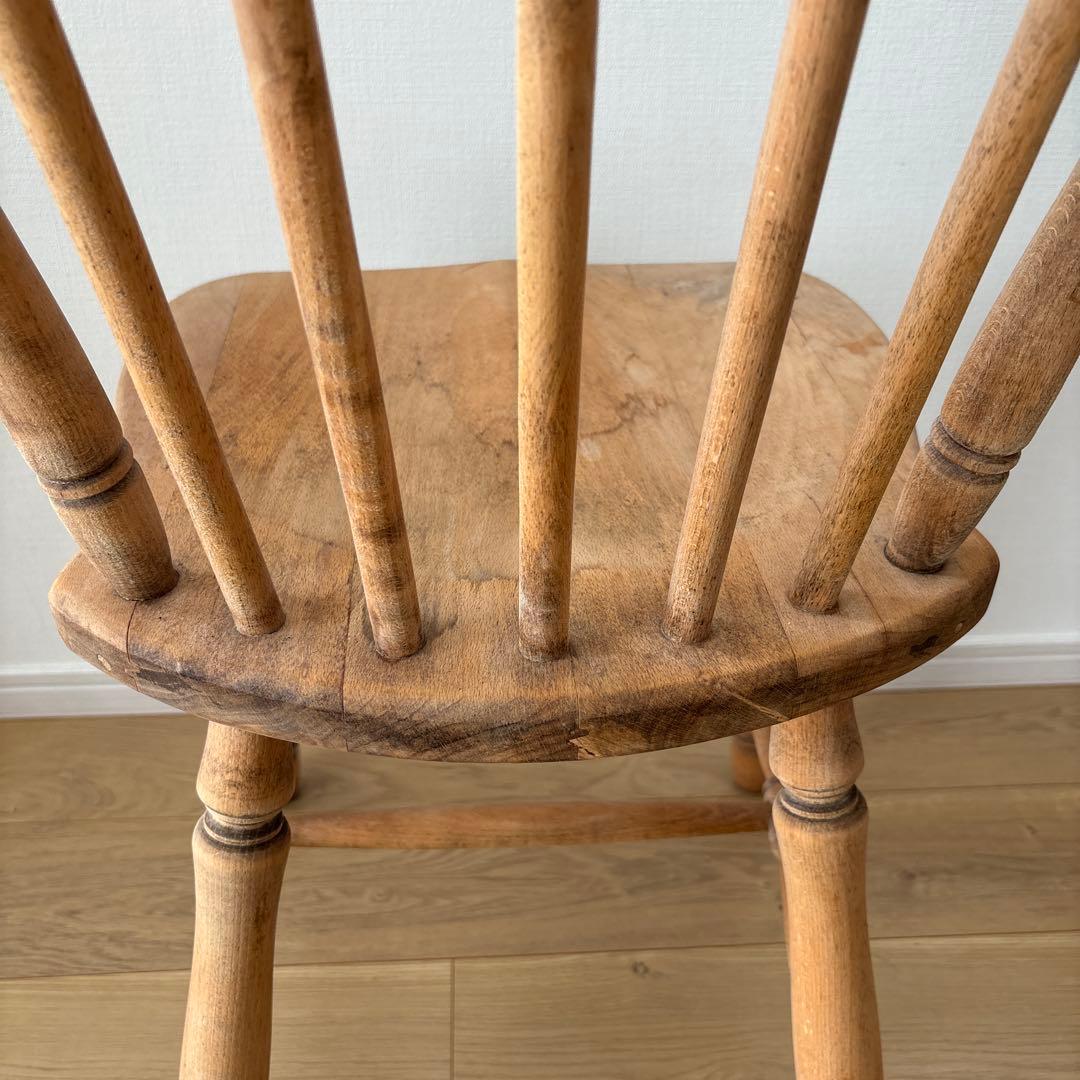 ヴィンテージ ダイニングチェア 剥離 カフェチェア 1脚 - メルカリ