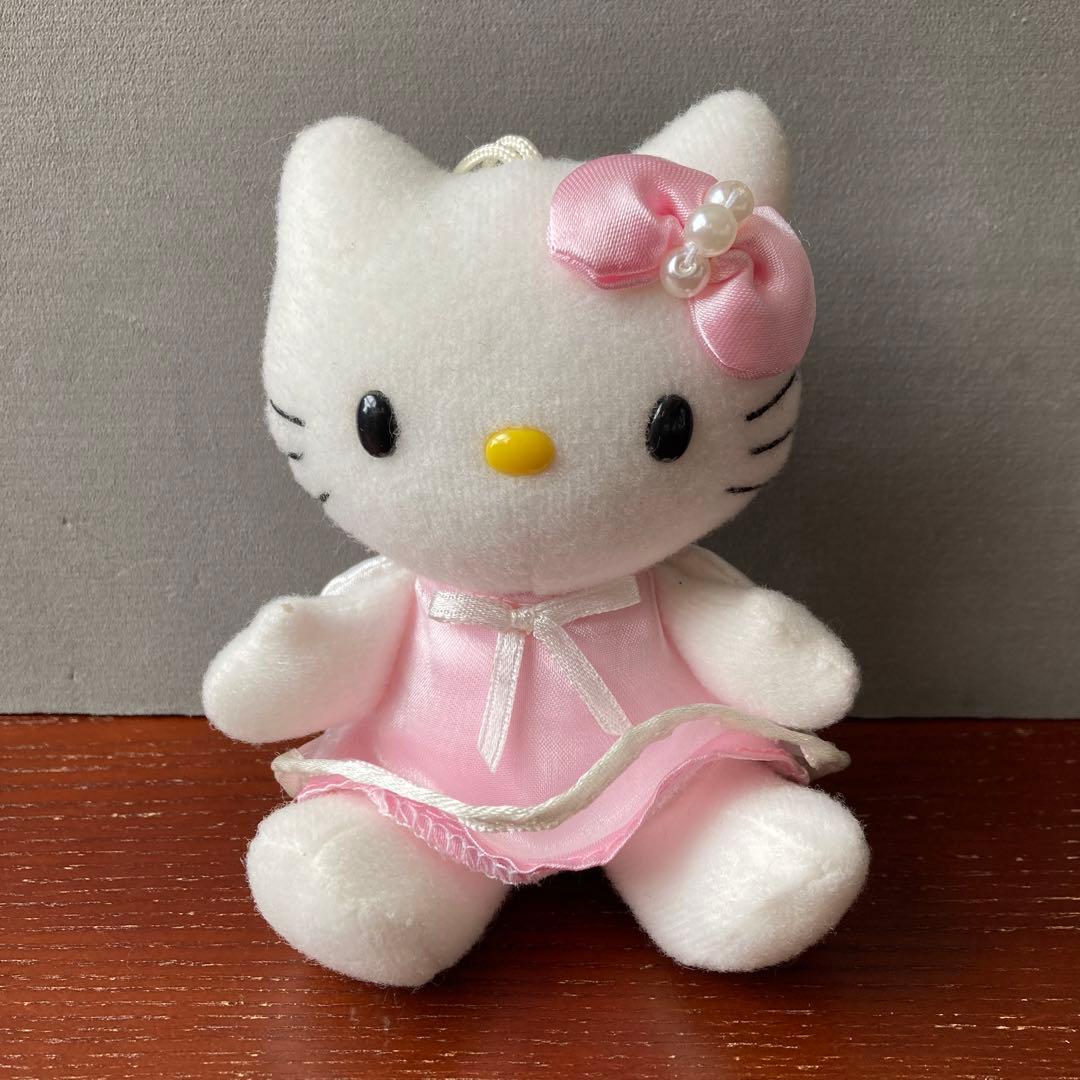 【ハローキティ】ハローキティ エンジェル ぬいぐるみ マスコット 1999年 サンリオ ハローキティ エンジェルバレリーナ マスコット ぬいぐるみ