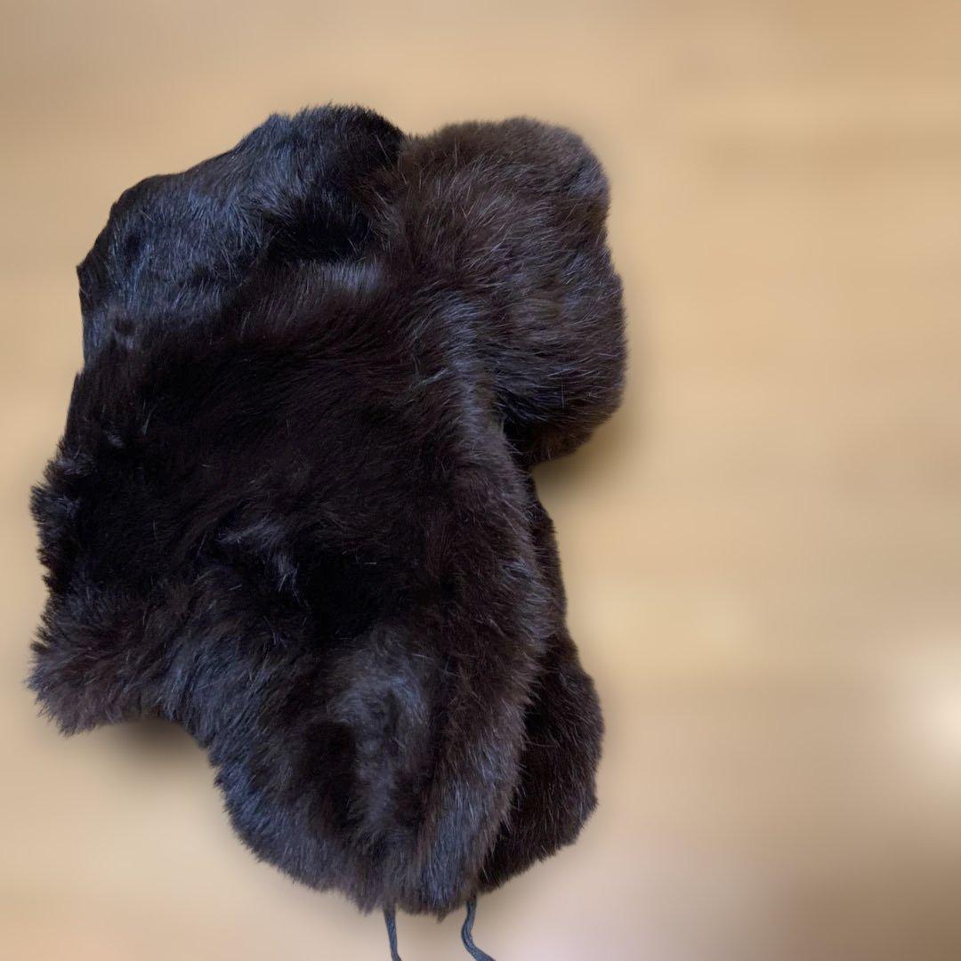 ソ連軍 ウシャンカ帽 リアルミンク - メルカリ