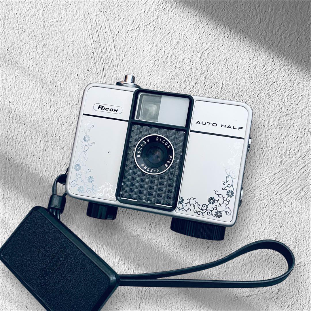 レアな花柄☆【RICOH】AUTO HALF E フィルムカメラ - メルカリ