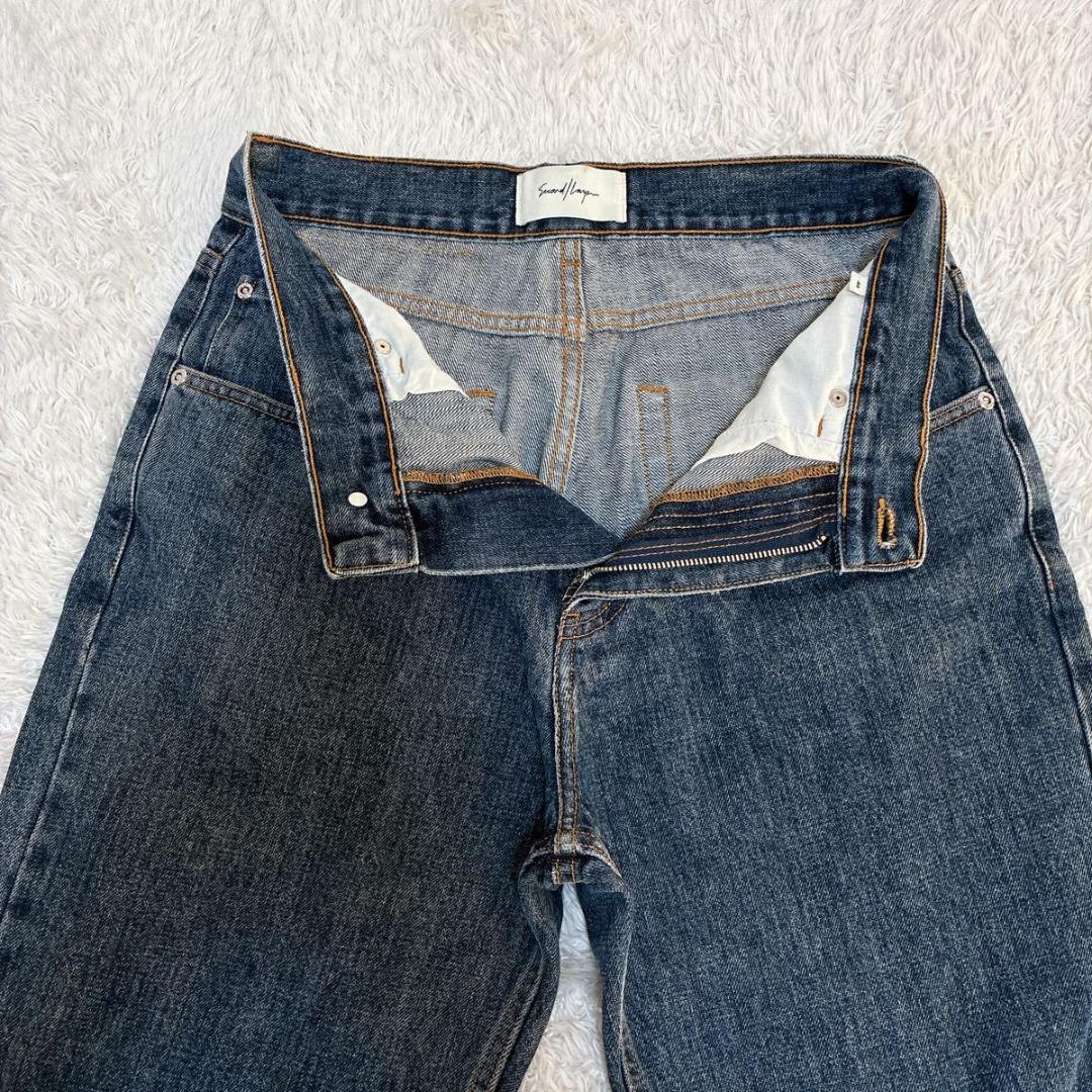 良品】セカンドレイヤー デニムパンツ インディゴブルー サイズ44