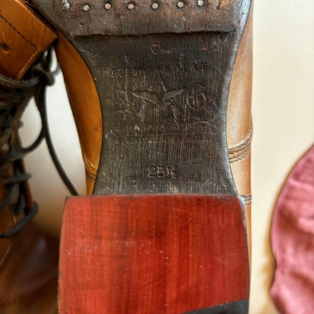 靴 MIHARA YASUHIRO Lace up Boots 25.5cm