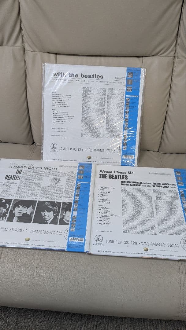 ビートルズ レコード 3枚セット モノラル 一度視聴 - メルカリ