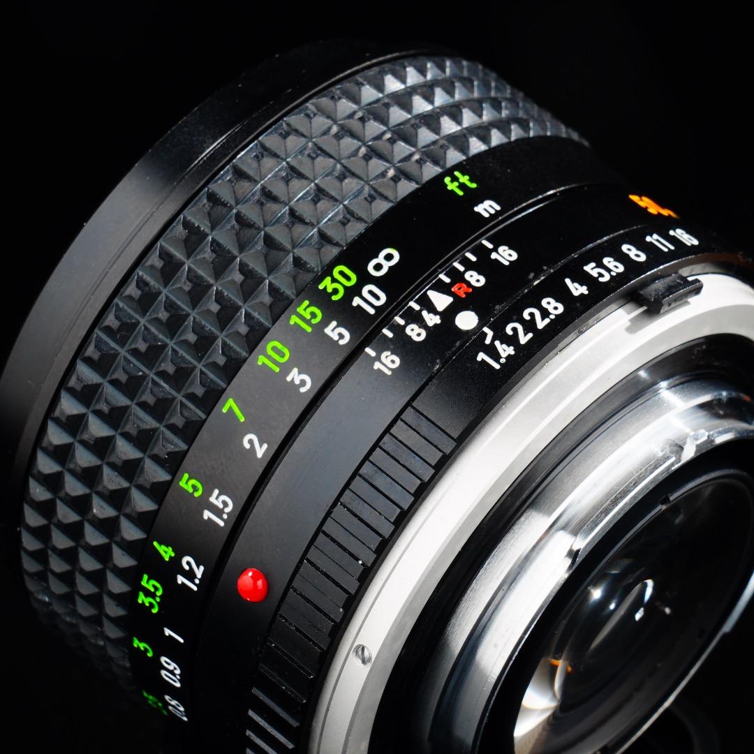 アダプターつきミノルタ MC-ROKKOR PG 50mm F1.4 448