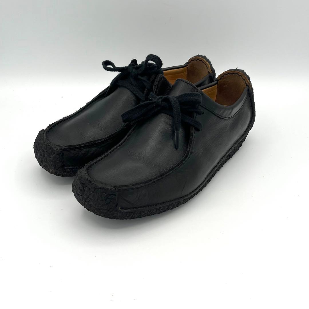 極美品 Clarks クラークス 23.5cm Natalie ワラビー 黒