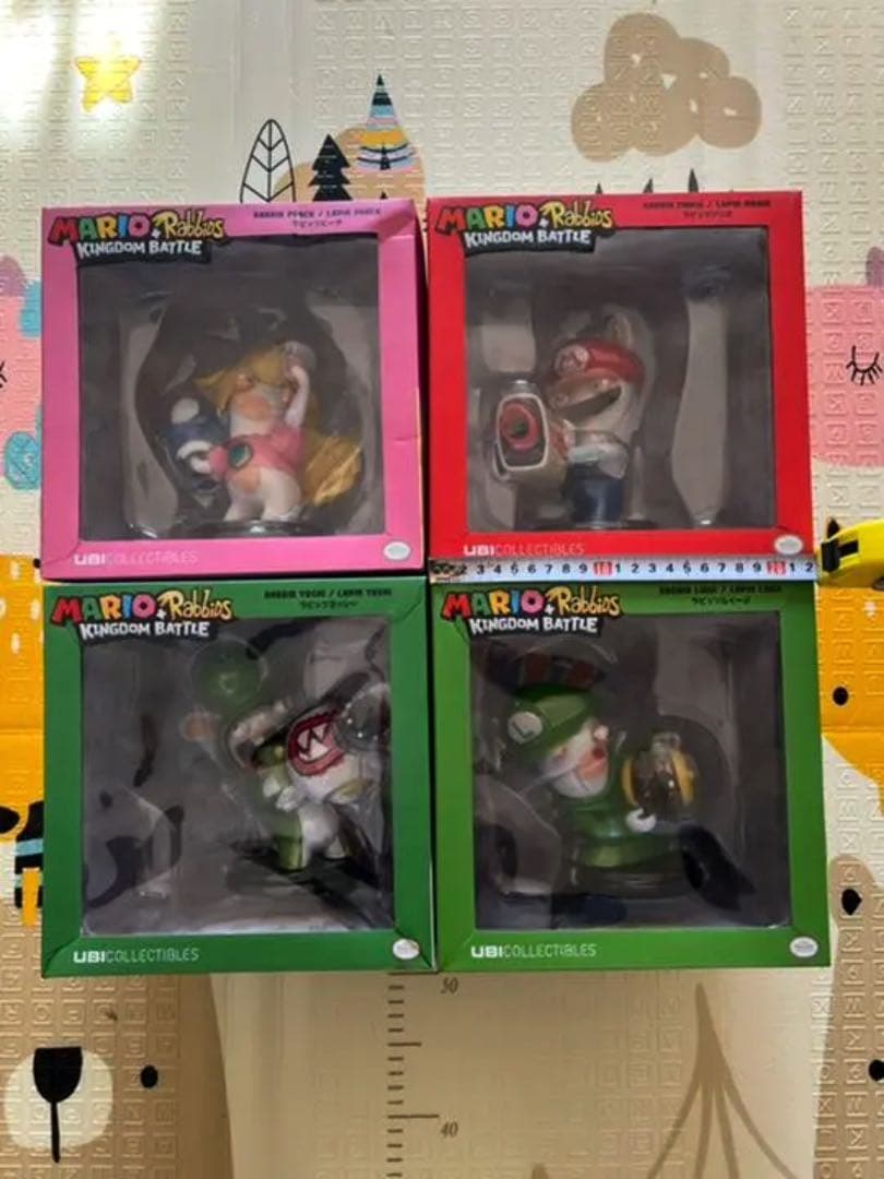 マリオ+ラビッツ キングダムバトル ラビッド 6インチ フィギュア 4個セット Amazon.co.jp: マリオ+ ラビッズ キングダム バトル ラビッド マリオ6
