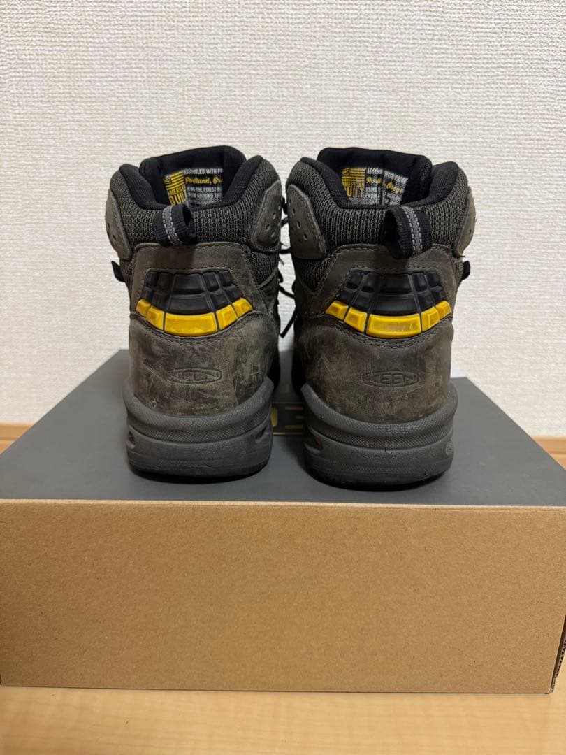 KEEN Utility 安全靴 ブラック/イエロー 26.5cm