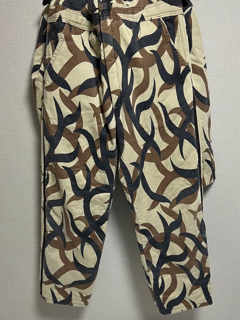 90s ASAT トライバル カモ オールインワン つなぎ - メルカリ