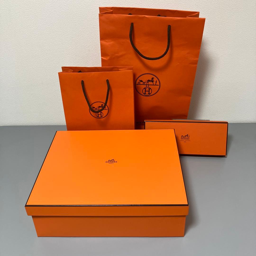エルメスパッケージ4点セット ボックス2点ショッパー2点 - メルカリ
