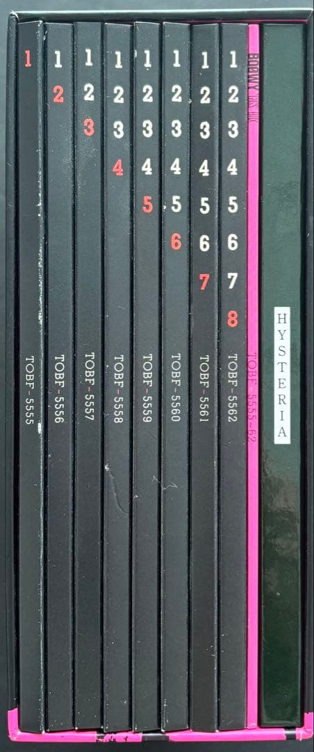 BOOWY “GIGS”BOX DVD8枚ボックス