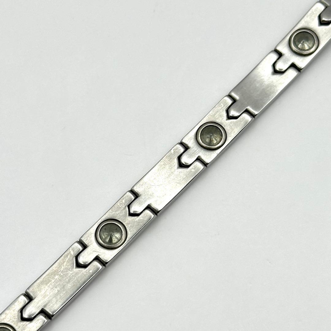 サングリエヨシミ 健康ブレスレット ゲルマニウム チタン シルバー