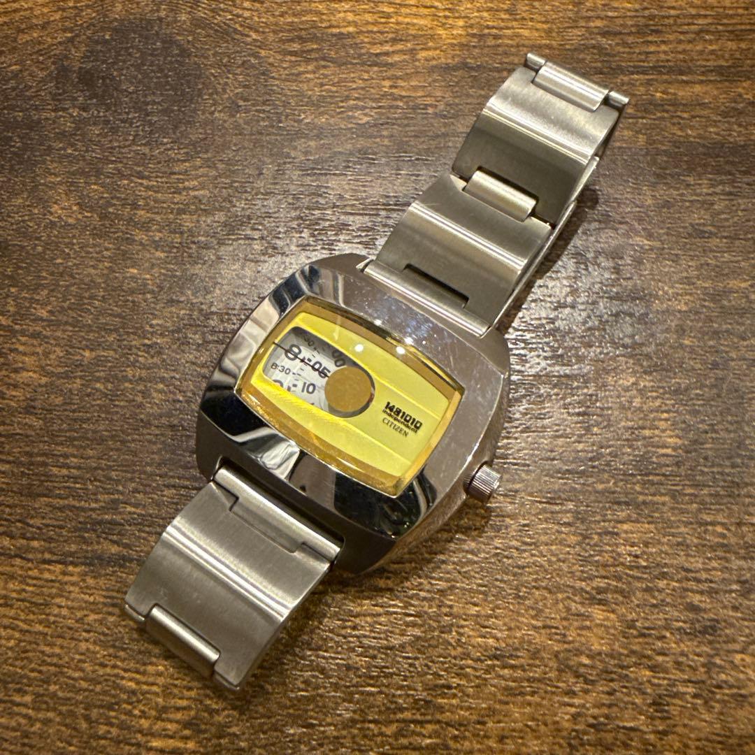 シチズン/初代インディペンデント/6038-L16258/イエロー - メルカリ
