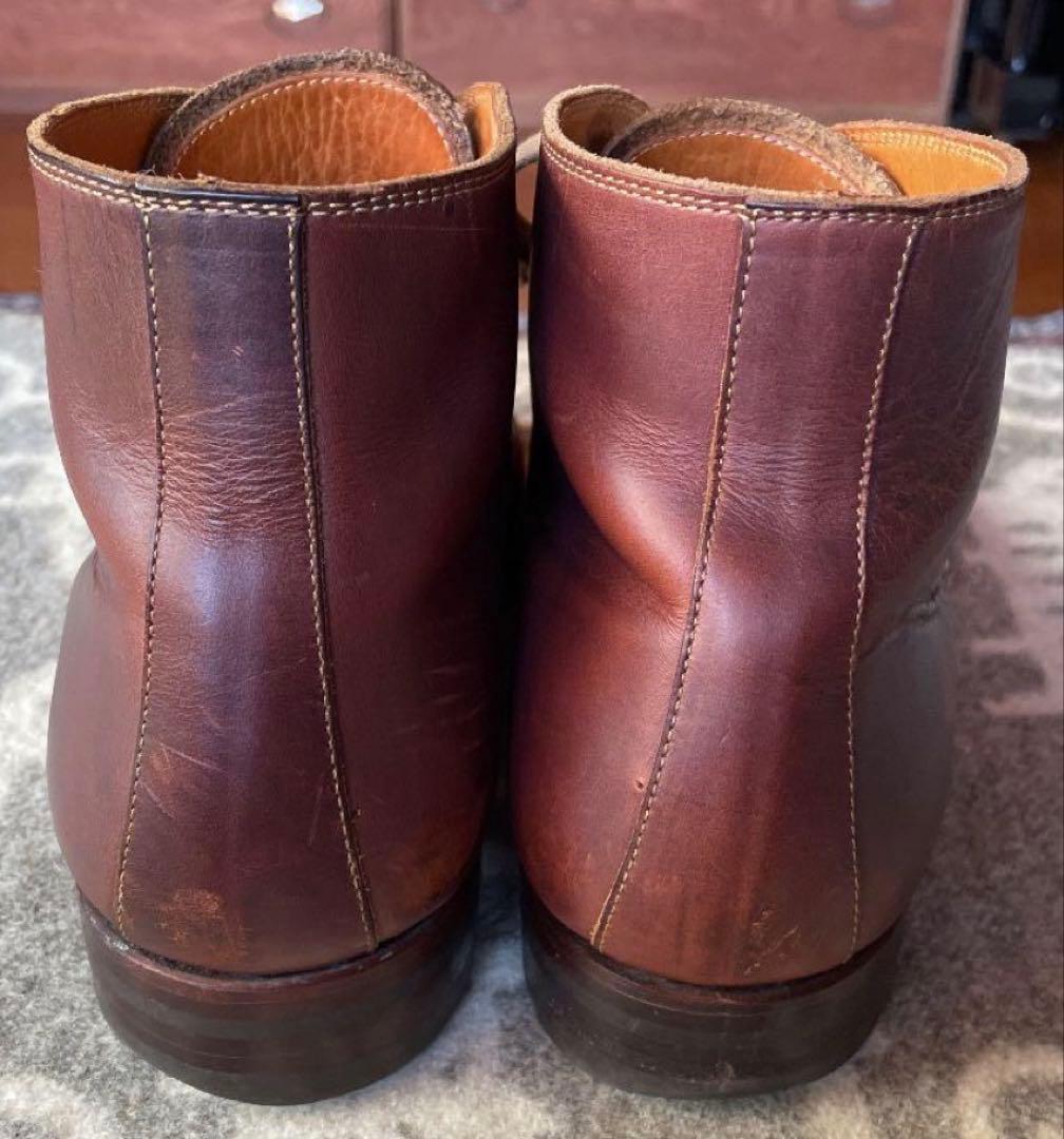 チャッカーブーツ モト クロムエクセル ブラウン - メルカリ