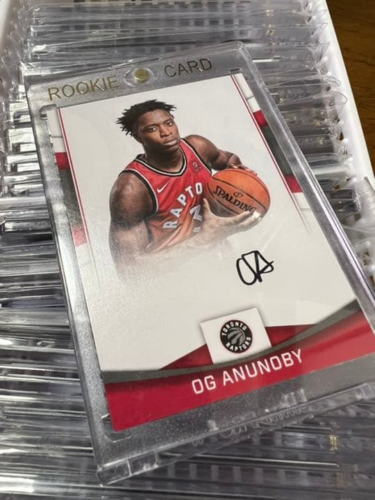 nbaカード OG anunoby next day autograph RC 2017 Donruss Next Day OG Anunoby ROOKIE AUTO #23 PSA 9 MINT on