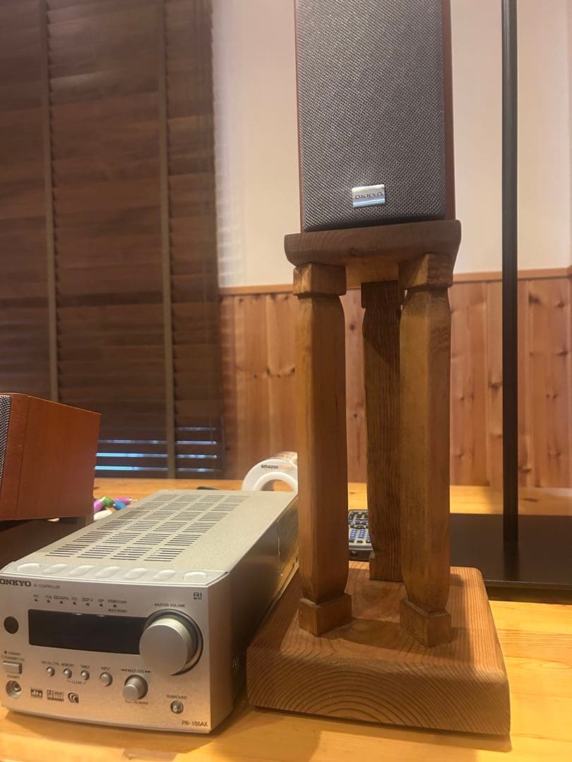 BASE-V15X 5.1chと AS-75Hと ハンドメイドスピーカースタンド - メルカリ