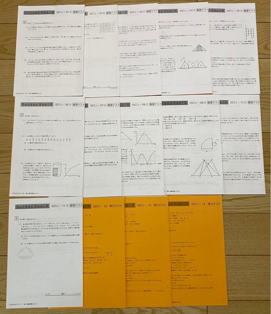 サピックス SS特訓 単科講座 算数解法力 全14回 - メルカリ