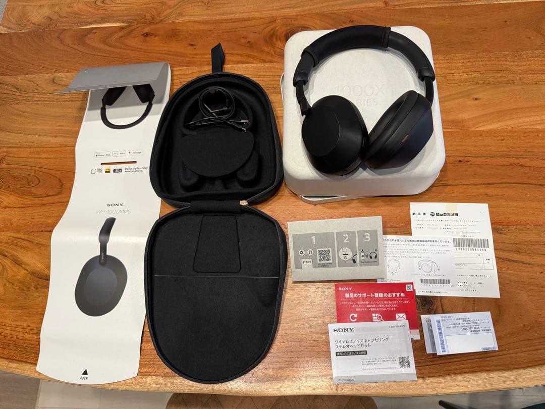 WH-1000XM5　保証期間中　欠品無し WH-1000XM5 保証期間中 欠品無し WH-1000XM5保証期間中欠品無し