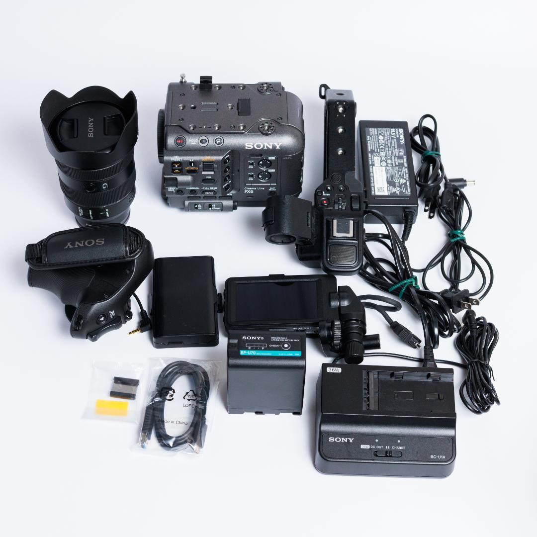 SONY FX6+24-105mm F4+BP-U70+充電器 SHAPE BP-U100 Battery Kit with Travel Charger Released – For Sony