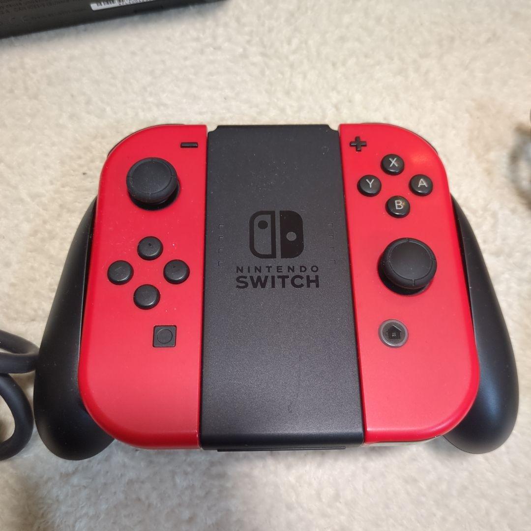 動作確認済み】Nintendo Switch 本体 赤/黒 充電器付き 箱無しの通販は
