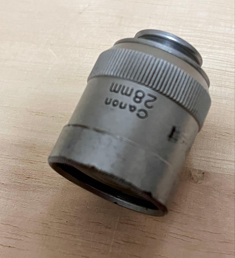 Canon Serenar 28mm レンズ 外付けファインダー付き - メルカリ