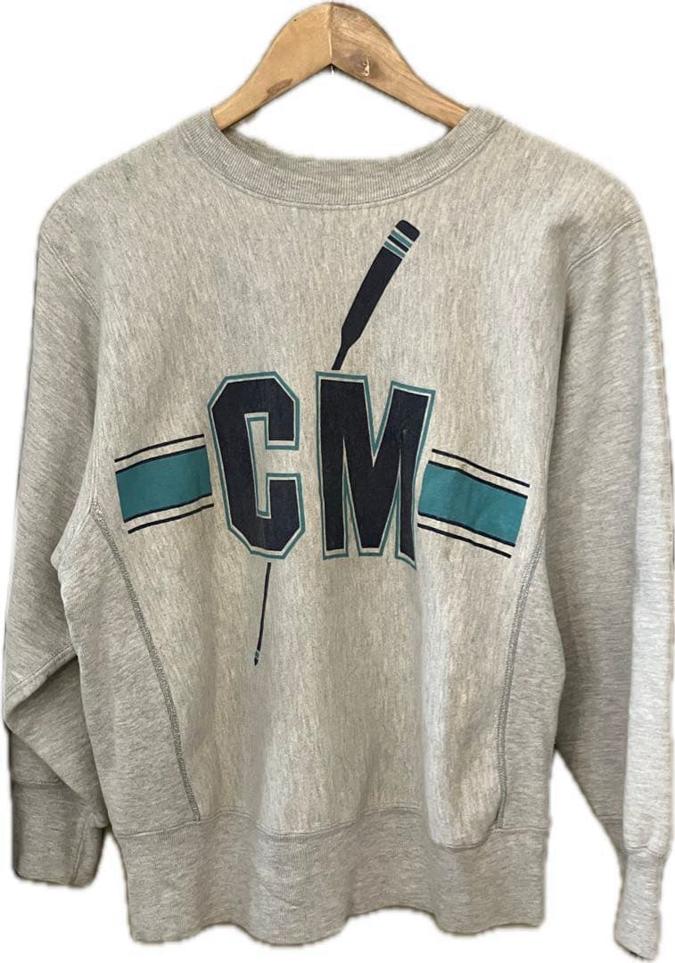 80's]チャンピオンリバースウィーブ グレー CAPE MAY トリコタグ