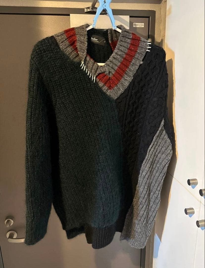 kolor 20aw クレイジーパターンニット サイズ1 - メルカリ