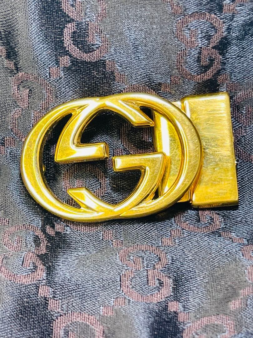 GUCCI グッチ インターロックGG ベルト バックル ゴールド - メルカリ