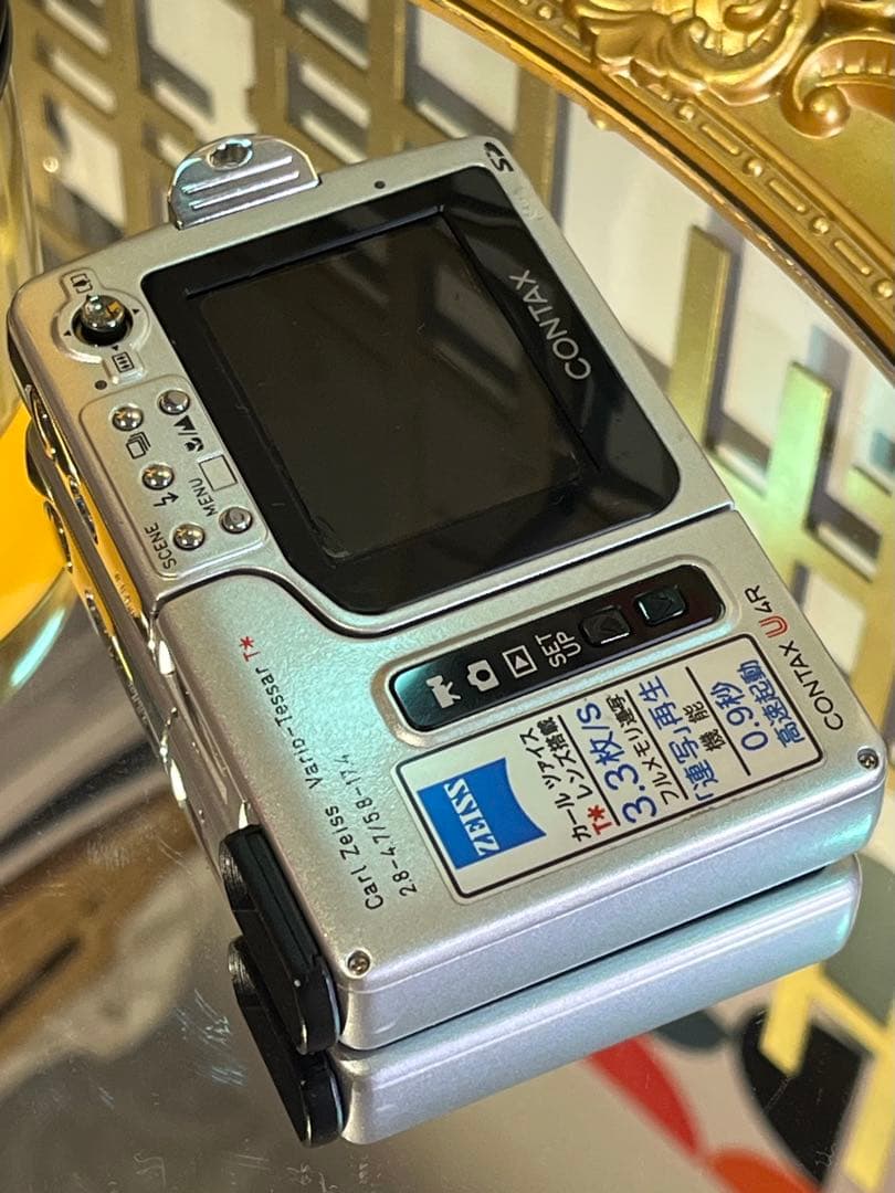 CONTAX U4R インディゴブルー 動作品 ツァイスT＊レンズ - メルカリ