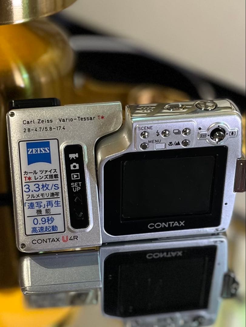 CONTAX U4R インディゴブルー 動作品 ツァイスT＊レンズ - メルカリ