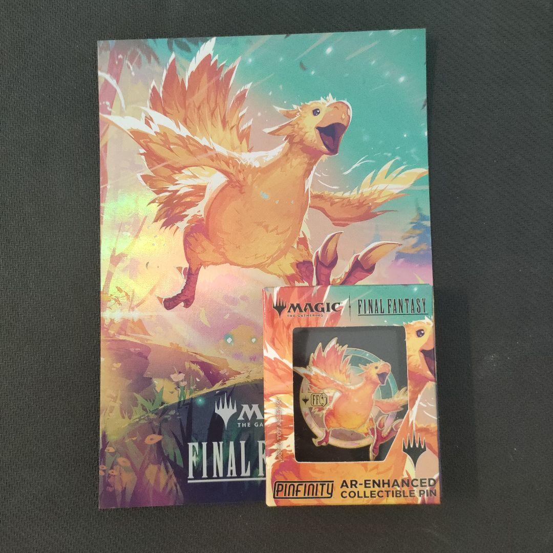 チョコボ ピンバッジ ポストカード ホイルカード