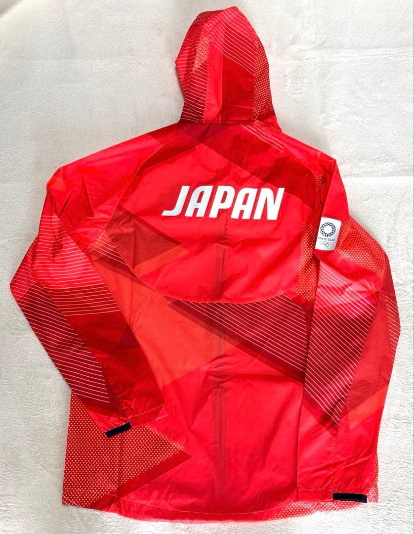 ASICS アシックス ウインドジャケット サンライズ レッド L 東京2020