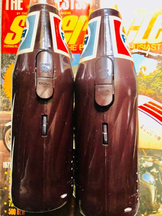 PEPSI＊ペプシ＊ビンテージ無線機＊ボトル型トランシーバー