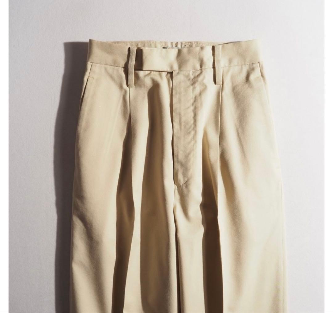 美品】オーラリー × ロンハーマン ワイドパンツ ライトベージュ 0