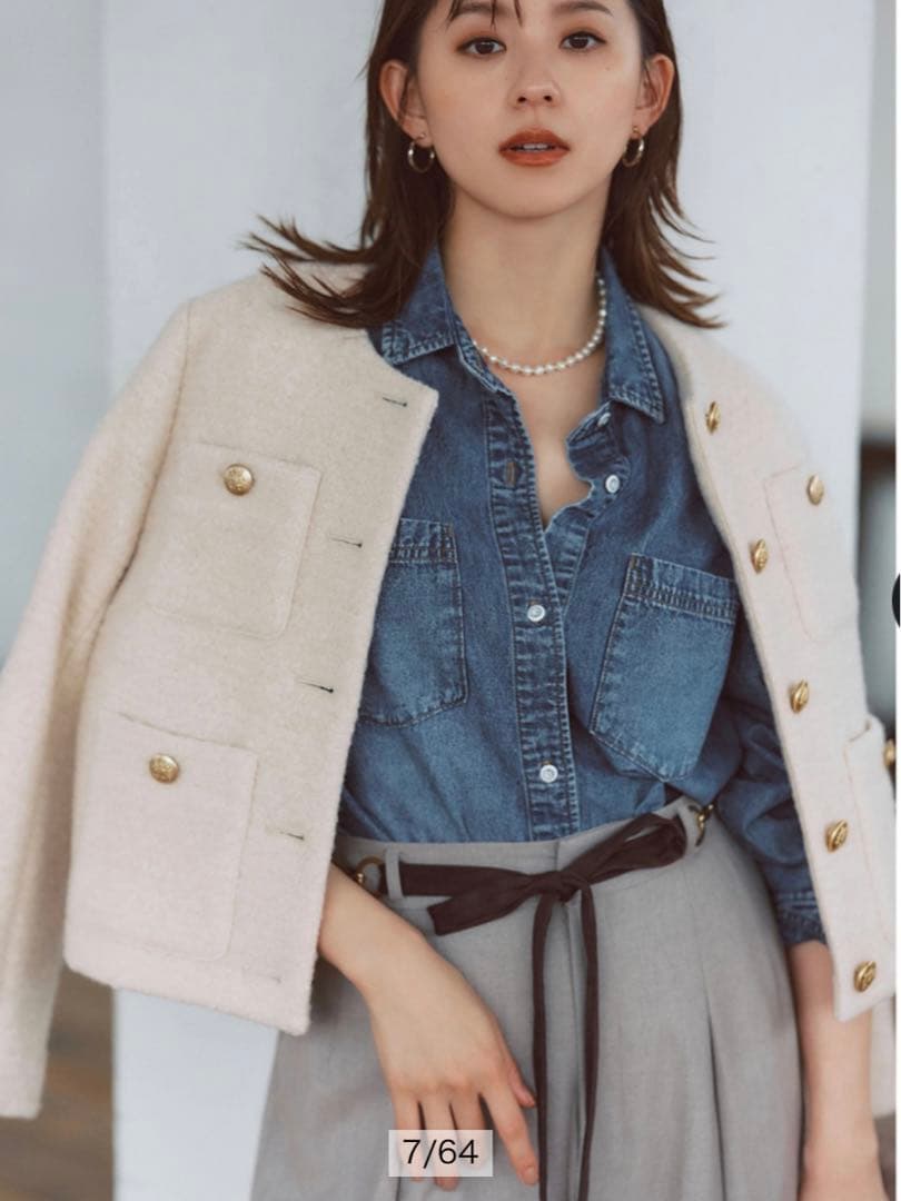 新品未使用タグ付き JUSGLITTY シャイニーブークレジャコット - メルカリ