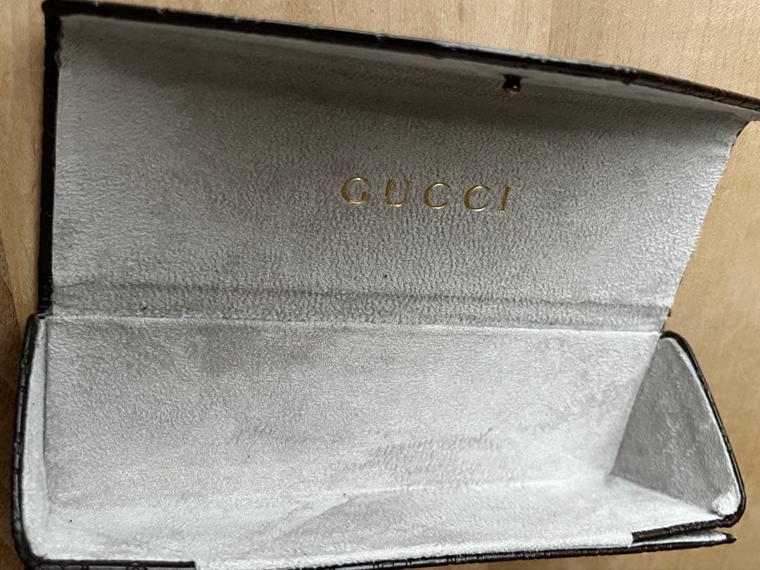 GUCCI グッチ GGロゴ モノグラム柄 伊達眼鏡 ブルーライトカット