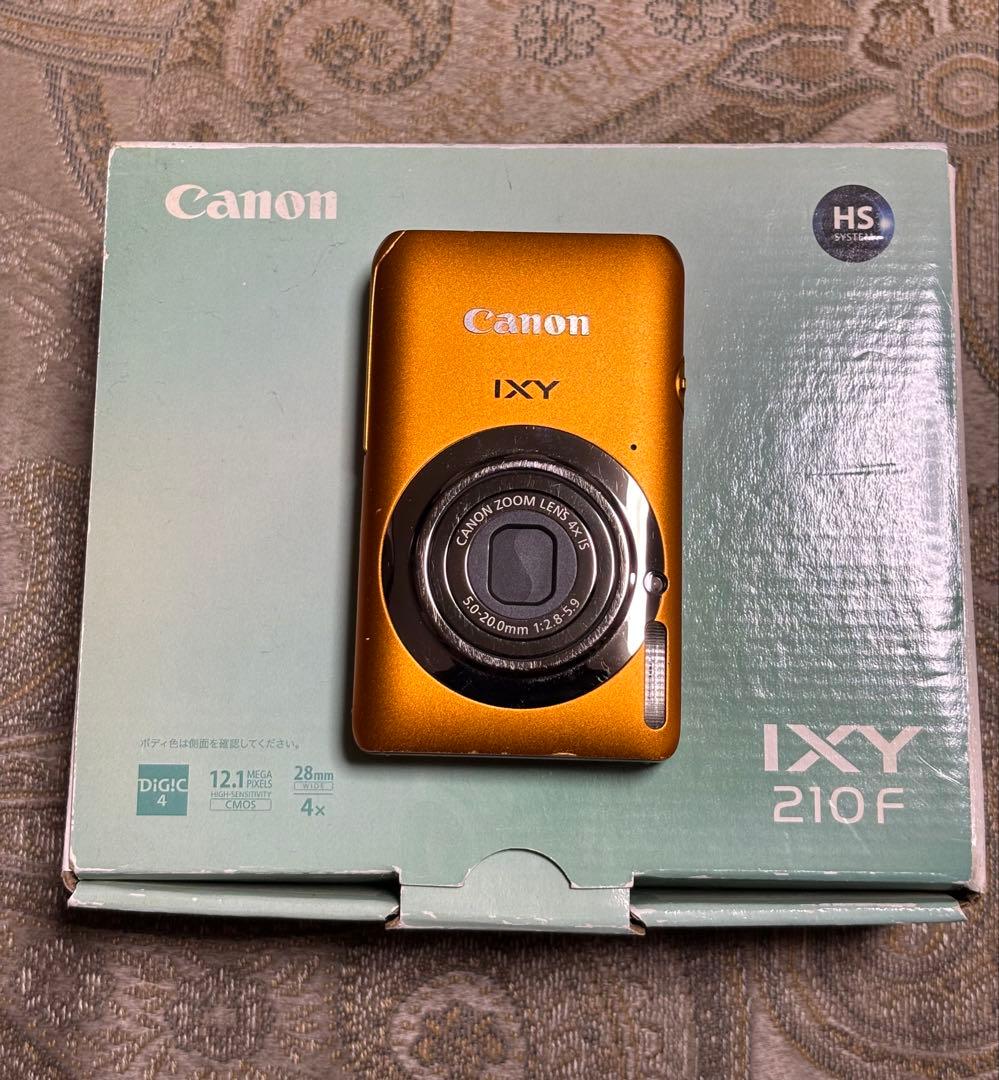 キヤノン コンパクトデジタルカメラIXY 210F オレンジ - メルカリ